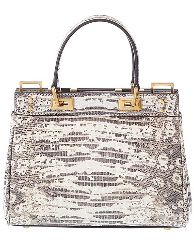 Valentino Rockstud Alcove Small Snake-Embossed Leather Satchel Women - Image 2