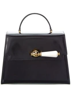 MOSCHINO Archive Leather Satchel Women