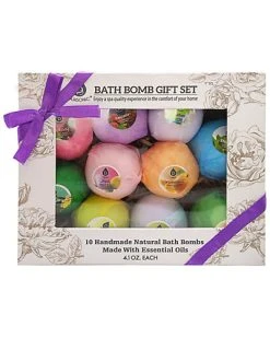 Pursonic Pack Of 10 Bath Bomb Gift Set Women