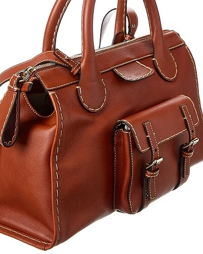 ChloƩ Edith Day Medium Leather Satchel Women - Image 3