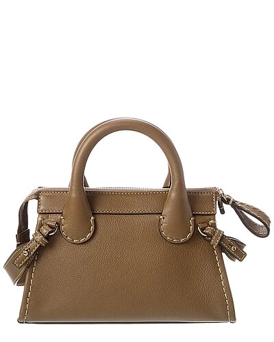 Chloé Edith Mini Leather Satchel Women - Image 2