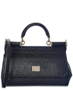 Dolce & Gabbana Sicily Small Leather Satchel Women