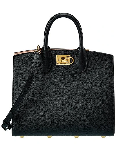 Salvatore Ferragamo Udio Leather Satchel Women
