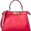 FENDI Peekaboo ISeeYou Medium Leather Tote Women