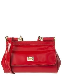 Dolce & Gabbana Sicily Small Patent Satchel Women