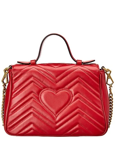 Gucci GG Marmont Small Matelasse Leather Top Handle Satchel Women - Image 2