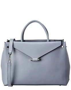 Stuart Weitzman Maria Large Leather Satchel Women