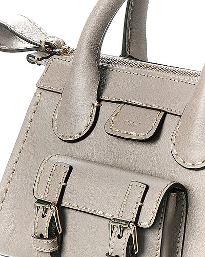 ChloƩ Edith Mini Leather Satchel Women - Image 3