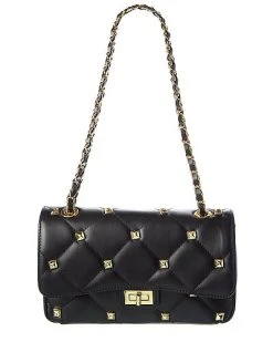 Persaman New York Claire Studded Quilted Leather Satchel Women
