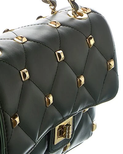 Persaman New York Claire Studded Quilted Leather Satchel Women - Image 3