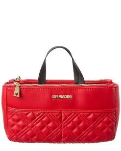 LOVE MOSCHINO Short Handle Logo Quilted Tote Women