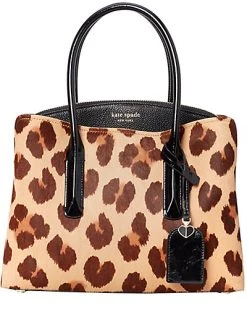 Kate Spade New York Margaux Medium Leather & Haircalf Satchel Women