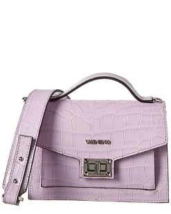 Valentino By Mario Valentino By Mario Valentino Titti Croc-Embossed Leather Shoulder Bag Women