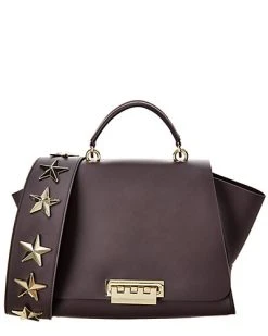 Zac Posen Eartha Iconic Soft Top Handle Leather Satchel Women