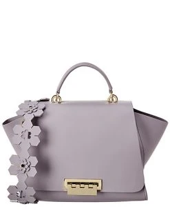 Zac Posen Eartha Iconic Soft Top Handle Leather Satchel Women