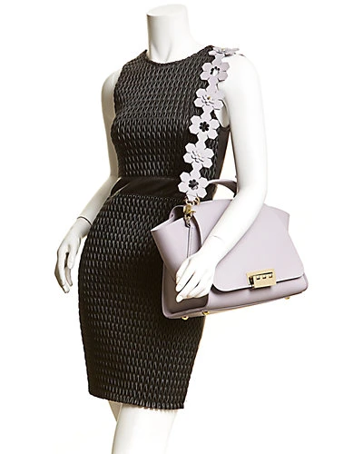 Zac Posen Eartha Iconic Soft Top Handle Leather Satchel Women - Image 4