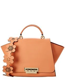 Zac Posen Eartha Iconic Soft Top Handle Leather Satchel Women