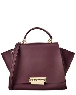 Zac Posen Eartha Iconic Soft Top Handle Leather Satchel Women