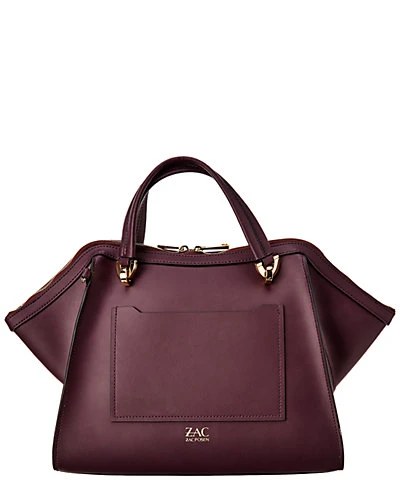 Zac Posen Eartha Iconic Jumbo Double Handle Leather Satchel Women - Image 2