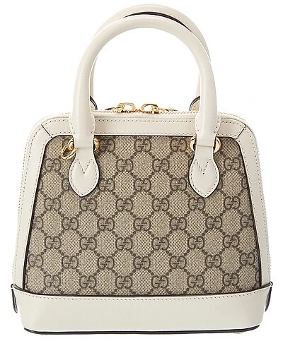 Gucci Horsebit 1955 Mini GG Supreme Canvas & Leather Top Handle Bag Women - Image 2
