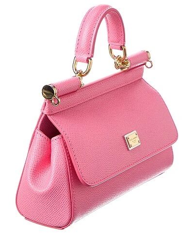 Dolce & Gabbana Sicily Small Leather Satchel Women - Image 3