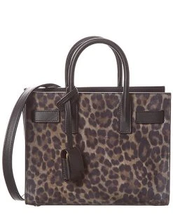 Saint Laurent C De Jour Nano Suede Satchel Women