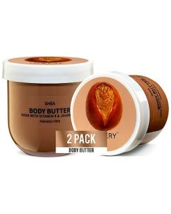 Lovery Shea Whipped Body Butter, 2 Pack Ultra Hydrating Body Cream Women