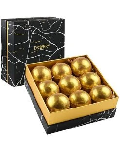 Lovery 24 Karat Gold Bath Bombs Set, 9pc Handmade Bubble Bath Bombs For Spa Bath Women