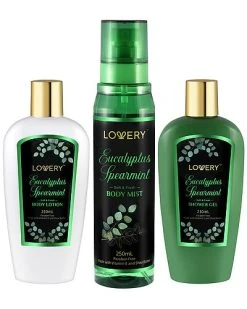 Lovery Eucalyptus Bath And Body Care Set Women