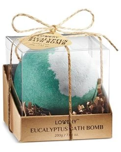 Lovery Eucalyptus Handmade Bath Bomb, 7oz Fizzy, Natural Spa Bubble Ball Women