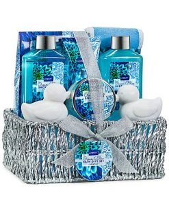 Lovery 9pc Home Spa Gift Basket- Heavenly Ocean Bliss Scent - Bath And Body Care Women