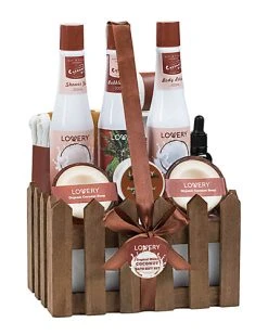 Lovery Organic Heavenly Coconut Spa Gift Basket Women