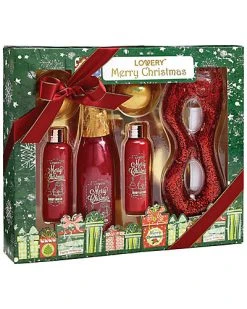Lovery Red Rose And Jasmine Home Spa Christmas Gift Set Women
