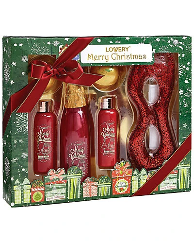 Lovery Red Rose And Jasmine Home Spa Christmas Gift Set Women