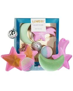 Lovery Galaxy Bath Bomb Set For Kids - 4 Cosmic Bath Fizzers, Shea & Coco Butter Women