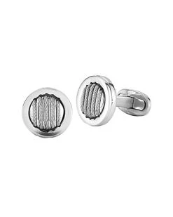 ALOR Stainless Steel Cufflinks Men