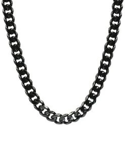 Jane Basch Steel Necklace Men