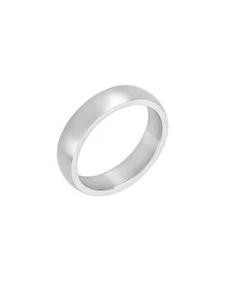 Adornia Stainless Steel Classic Ring Men
