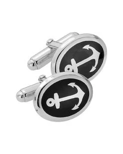 Italian Silver Cufflink Men