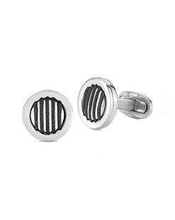 ALOR Gentlemens Stainless Steel Cufflinks