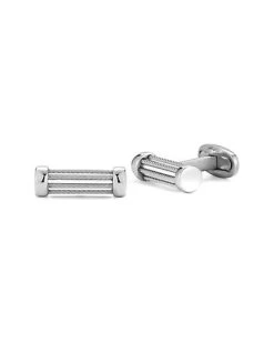 ALOR Gentlemens Stainless Steel Cufflinks
