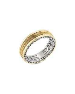 ALOR Classique 18K & Stainless Steel Ring Men