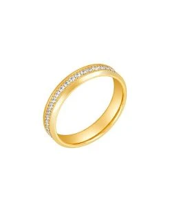 Adornia Stainless Steel Eternity Ring Men