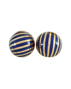 Italian Gold 18K Rose Gold Cufflinks Men