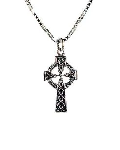 Jean Claude Dell Arte Silver Pendant Necklace Men