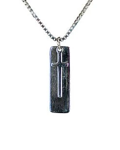 Jean Claude Dell Arte Silver Pendant Necklace Men