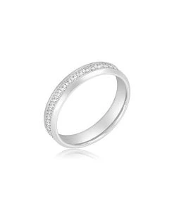 Adornia Stainless Steel Eternity Ring Men