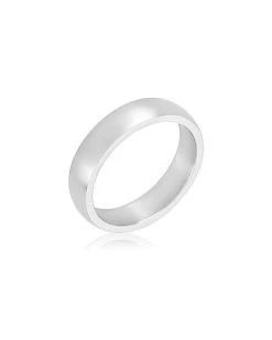 Adornia Stainless Steel Classic Ring Men