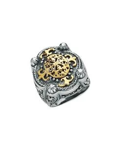 Phillip Gavriel 18K & Silver Ring Men